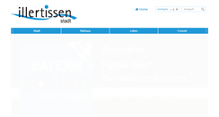 Desktop Screenshot of illertissen.de